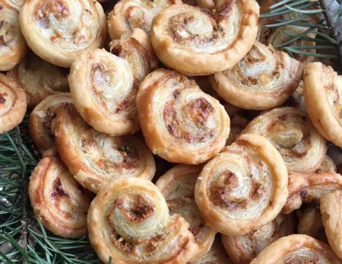 feature.web Pear, Pistachio & Parmesan Pinwheels