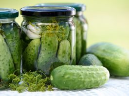 pickled cucumbers
