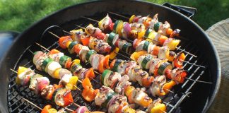 BBQ Safely: Be Careful when Using Steel Grill Brushes skewers