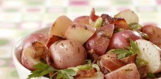 Grilled Potatoe Salad with Bacon