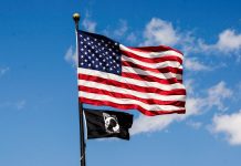 A POW salute to McCain, and Kari Prisoner of war flag