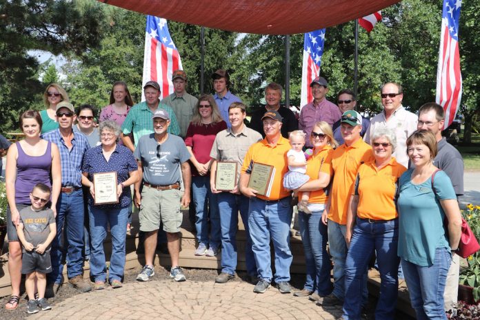 Ohio conservation farm family award winners