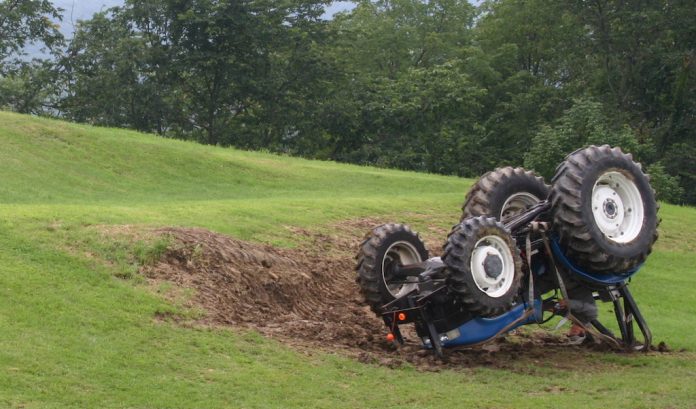 tractor rollover tractor rollover