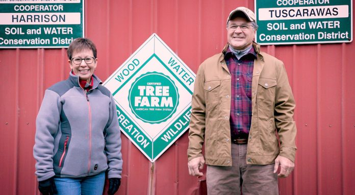 Randy and Koral Clum tree farmers of the year