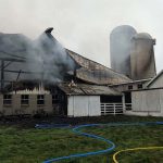 Barn lost in Fulton Co. fire, but cows saved barn fire