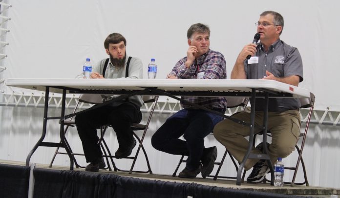 Organic dairy farmer panel
