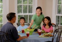 Less screen time during meals promotes healthier eating in children family meals