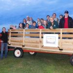 Celebrating Patty Trotter’s birthday at Long Meadows Farm