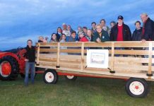 Celebrating Patty Trotter’s birthday at Long Meadows Farm