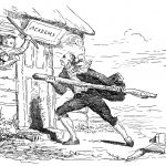 school teacher breaking down door