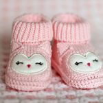 The arrival of a favorite ‘gift’ pink baby booties
