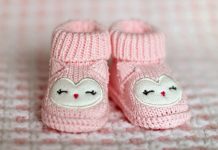 The arrival of a favorite ‘gift’ pink baby booties
