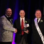 Ohio Poultry Association honors Tom Stoller with top award Tom Stoller accepts award
