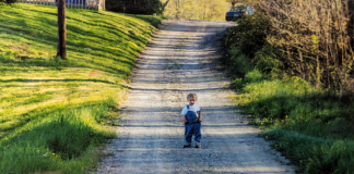 A little dirt doesn’t hurt One of Kym Seabolt's children