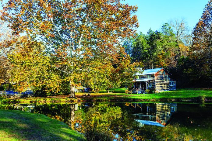 cabin near a lake cabin near a lake