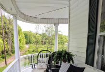 Fountain of Inspiration Kym Seabolt's porch