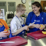 Extension class teaches teens with Down syndrome important skills University of Kentucky Teen Cuisine Class