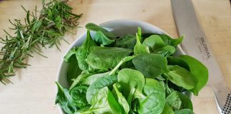 Spinach is a tasty and healthy food spinach