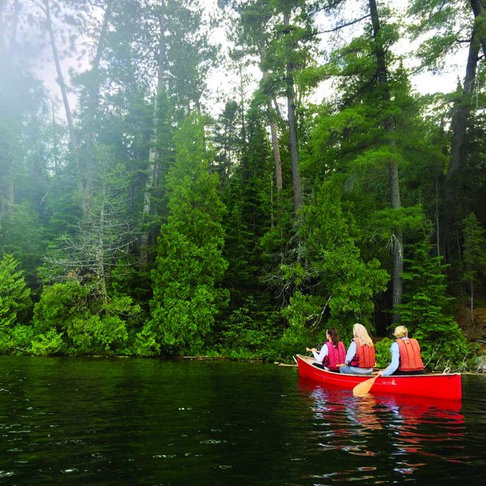 Lake Temagami in Ontario, Canada. Lake Temagami in Ontario, Canada.