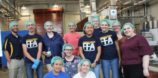 High school students explore Penn State food science department Students