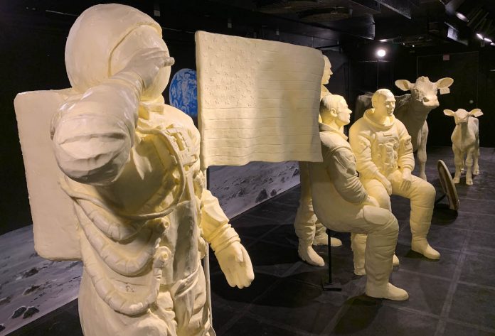 2019 ohio state fair butter display 2019 ohio state fair butter sculpture