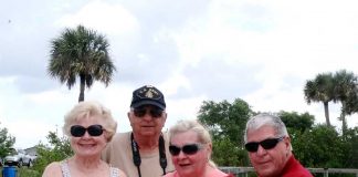 Sharon and Jim Genis, of Clinton, Ohio, and Jeneen and Paul Kubala, of Edinburg, Ohio, have been friends since the early 1970s. This year, both couples celebrated their 50th wedding anniversaries by vacationing together in Cocoa Beach, Florida, in May. We’re so glad they took us along!
