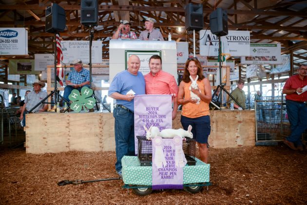 Butler County Fair Reserve Champion Rabbits