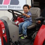 2019 Ag Progress Days held at Penn State boy-on-tractor