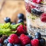 Food safety and homemade fruit- or vegetable-infused water water infused with berries