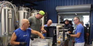 Columbiana craft brewery supports local farmers, community birdfish canning beer