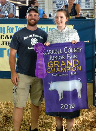 2019 Carroll County Fair Sale Grand Champion Hog Carcass