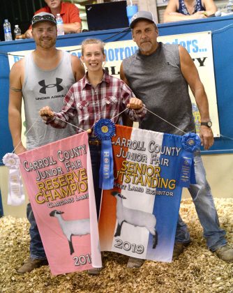 2019 Carroll County Fair Sale Reserve Champion Carcass Lamb