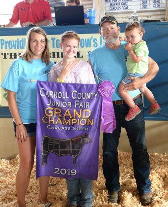 2019 Carroll County Fair Sale Grand Champion Grand Champion Steer Carcass