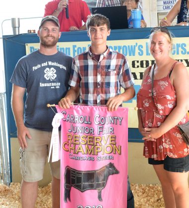 2019 Carroll County Fair Sale Reserve Champion Steer Carcass