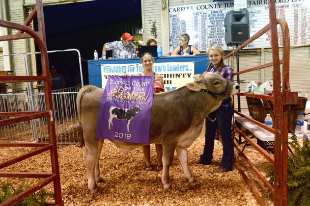 2019 Carroll County Fair Sale Grand Champion Dairy Beef Feeder
