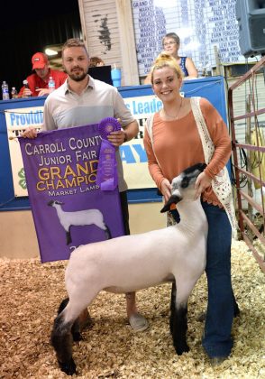 2019 Carroll County Fair Sale Grand Champion Lamb