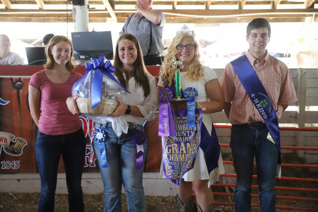 2019 Columbiana County Fair Grand Champion Goat Fudge Basket