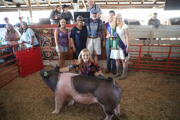 2019 Columbiana County Fair Grand Champion Hog