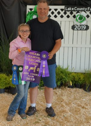 2019 Lake County Fair Grand Champion Lamb Carcass