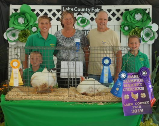 2019 Lake County Fair Grand Champion Chickens