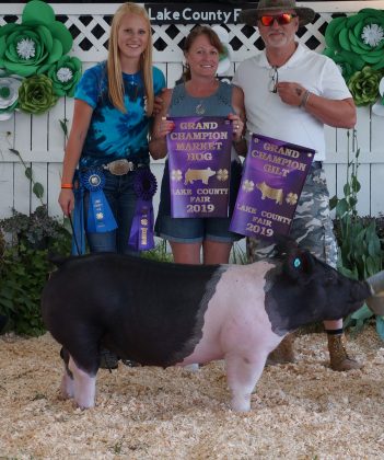 2019 Lake County Fair Grand Champion Market Hog