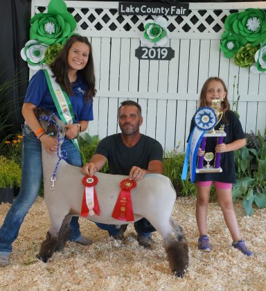 2019 Lake County Fair Grand Champion Lamb Project