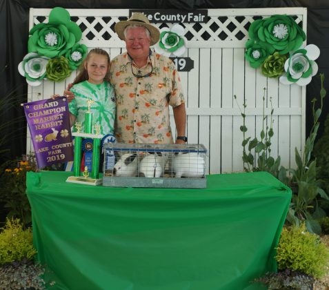 2019 Lake County Fair Grand Champion Rabbits