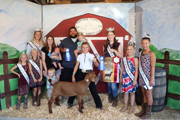 Marshall County 4-H and FFA Goat and Rabbit Club Sale Reserve Champion Goat