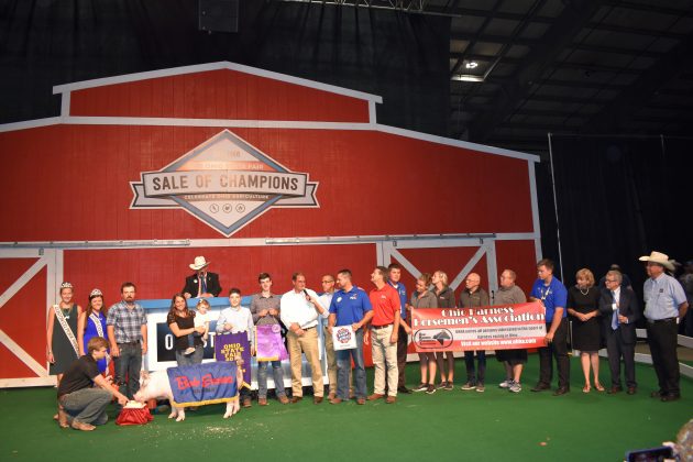 2019 Ohio State Fair Sale Grand Champion Barrow