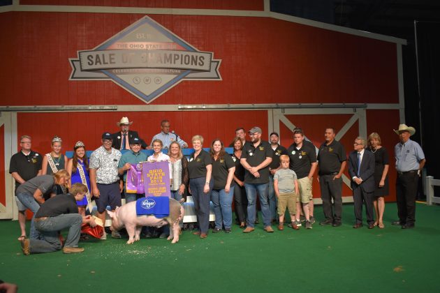 2019 Ohio State Fair Sale Reserve Champion Barrow