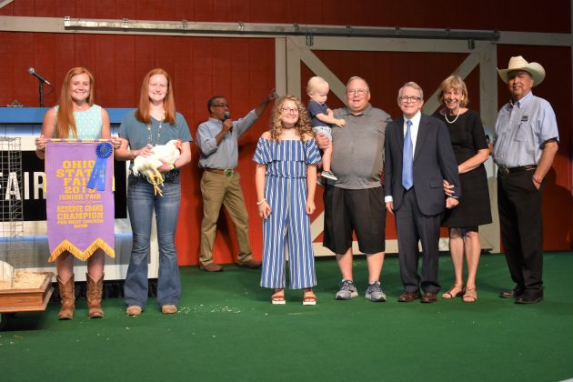 2019 Ohio State Fair Sale Reserve Champion Chickens