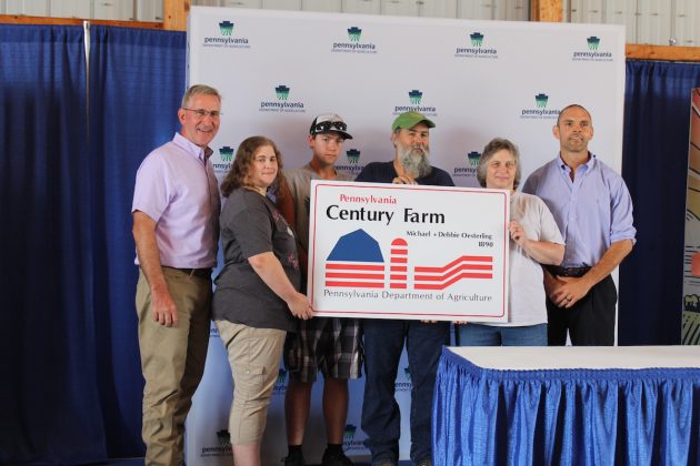 pa century farm family oesterlings