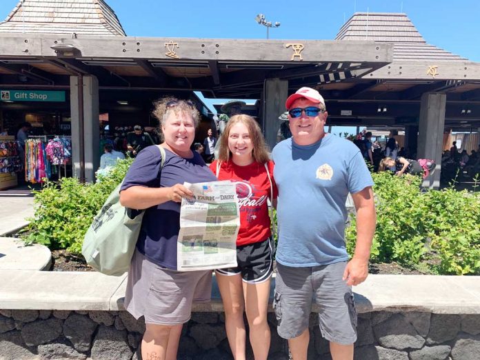 Jeff, Tracy and Jesse Vitek of Rayland, Ohio, took us to the Big Island of Hawaii. We spent a week exploring the island and enjoying the beach.