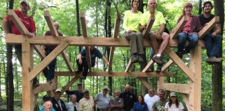 Malabar Farm commemorates barn raising malabar barn raising